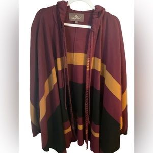 ** Patricia Nash Sleeved Cape with Hoodie